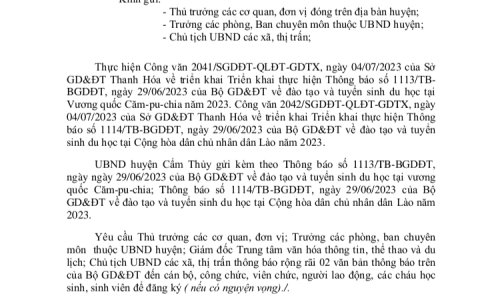 Thông báo tuyển sinh đi hoạc tại Vương Quốc-Cam-pu-chia-nam-2023